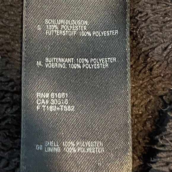 The North Face Osito Pile Fleece Jacket Black Full Zip XL - Picture 11 of 15